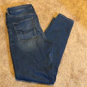American Eagle curvy hi-rise jeggings (size 12 long)